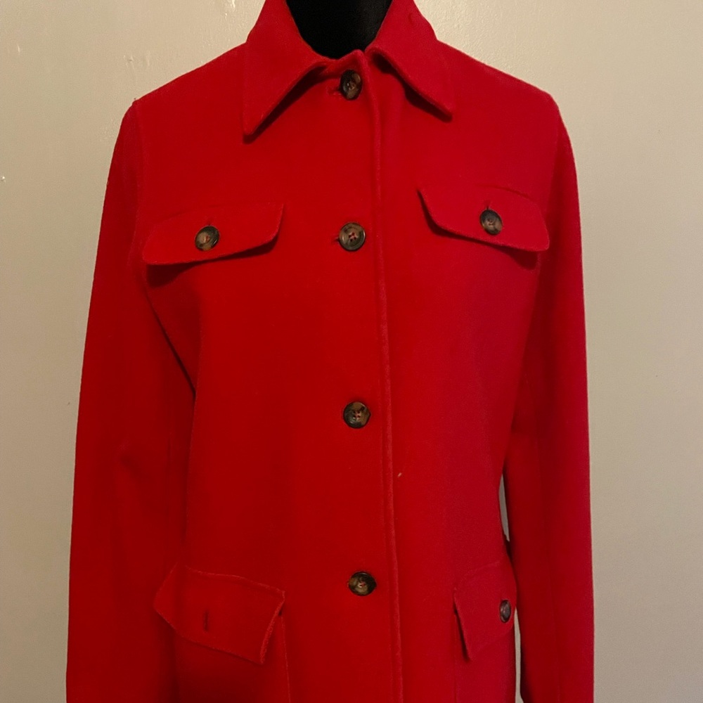 Harry Bernard women’s coat red  size 6